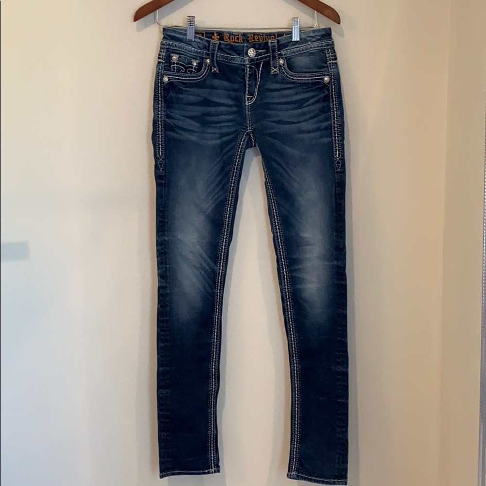 Rock Revival Size 27 Maggie Skinny Jeans